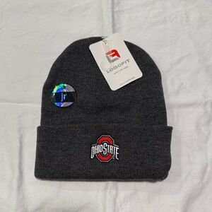 LOGO by Lori Goldstein Dark Gray Beanie